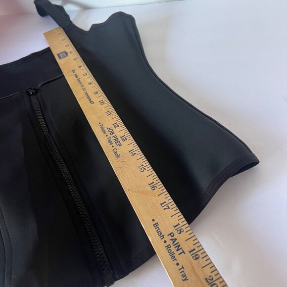 Nebility Womens Black Body Shaper with Adjustable Straps & Front Zipper Size XL - Picture 7 of 8